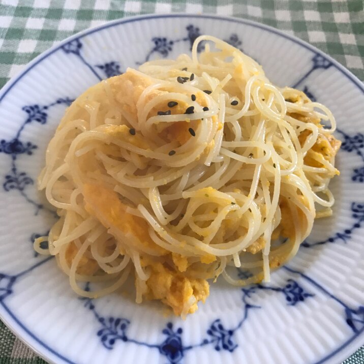 カボチャマヨパスタ